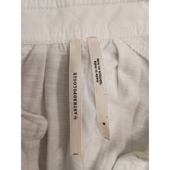 NWT Anthropologie Dress Womens Size Medium White Mini Cut Out - Picture 6 of 10